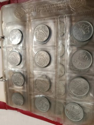 Álbum de monedas coleccionables