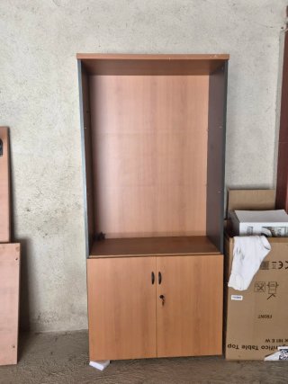 2 Mesas Oficina Curvas + Cajoneras + Estantería