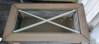 Mesa de centro Sofía Martin madera y cristal