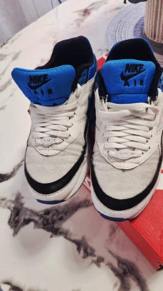 Nike Air Max BW. Azul Blanco Negro. Talla 38 24 cm