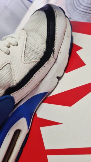 Nike Air Max BW. Azul Blanco Negro. Talla 38 24 cm