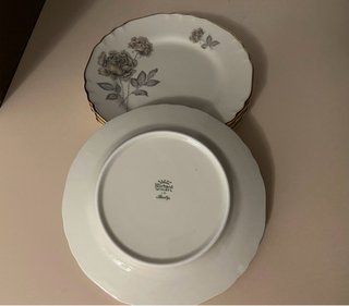 Set 4 Piatti Richard Ginori cm.19 bordo oro
