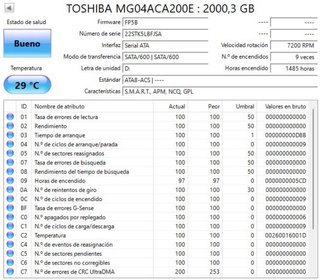 4 x Toshiba 2TB HDD MG04ACA200E