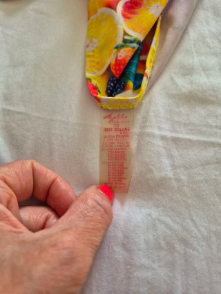 Bikini infantil estampado frutas