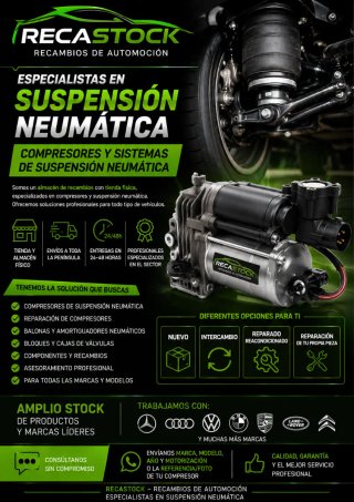 Compresor Suspensión Neumática Mercedes