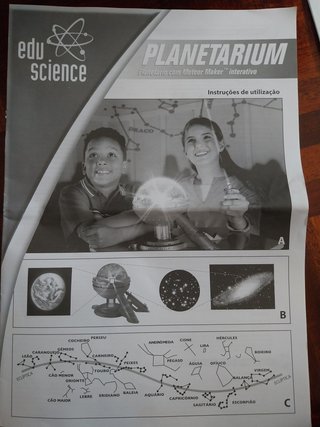 Planetário Edu Science com Meteor Maker