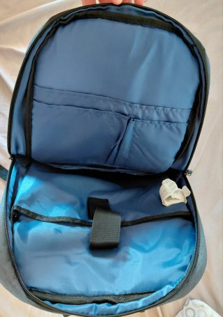 Mochila para portátil gris