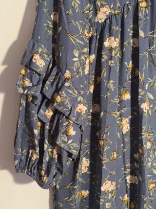Vestido largo fluido estilo boho de SHEIN, talla M