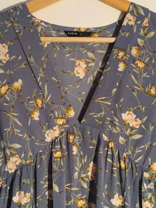 Vestido largo fluido estilo boho de SHEIN, talla M