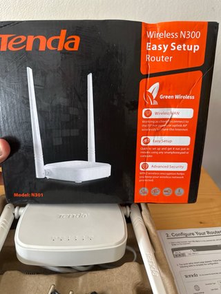 Repetidor Wifi Tenda N300 Como Nuevo