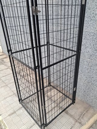 Jaula para gato negra