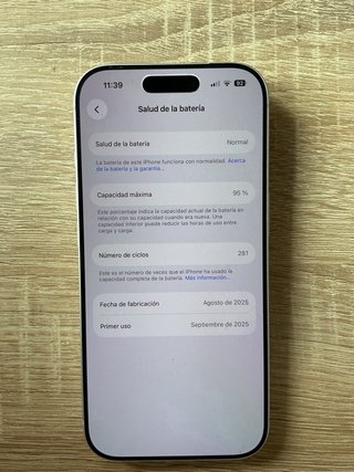 iPhone 17 Pro Plata/Blanco