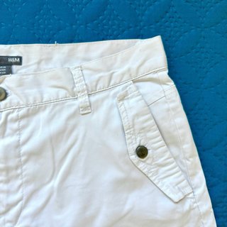 Bermuda hombre H&M blanco M