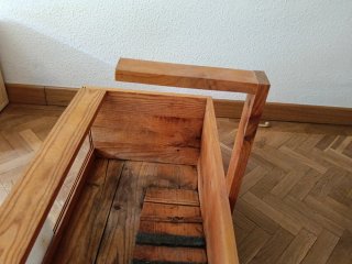 Terrario madera para reptil o tortuga.