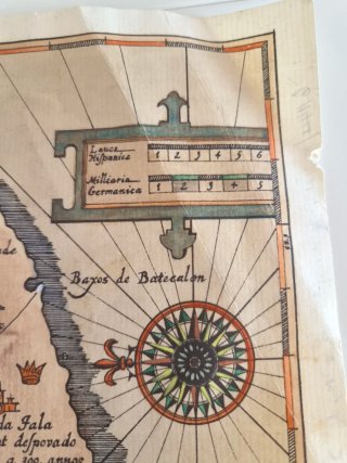 Mapa Antiguo Ceilán 1606 Grabado Original
