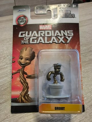 Lote 3 Figuras Guardianes de la Galaxia Nano Metal
