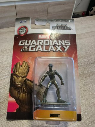 Lote 3 Figuras Guardianes de la Galaxia Nano Metal
