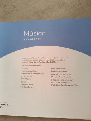 MUSICA NOU ACORDS 2 PRIMARIA CONTRUINT MONS