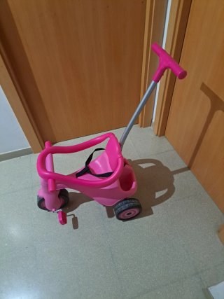 Bici de paseo para bebé rosa