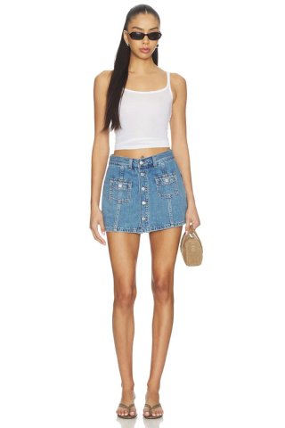 Mini Falda pantalón vaquera Levi's