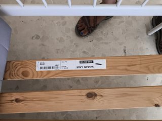 Cama- divan extensible IKEA blanca