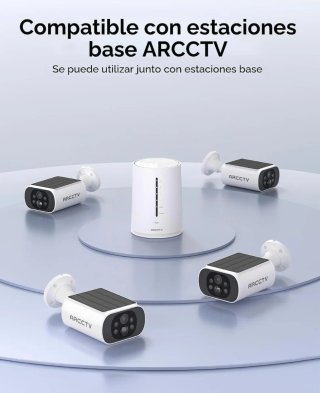 Cámara Seguridad ARCCTV Inalámbrica Exterior 2K