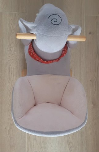 Elefante balancín peluche