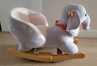 Elefante balancín peluche