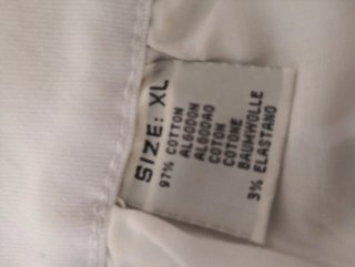 Pantalón pitillo blanco