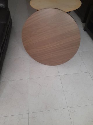Mesa redonda madera