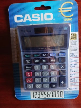 Calculadora Electrónica Casio Euro