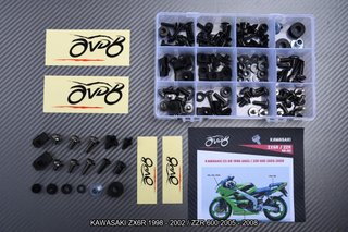 Kit de tornillería KAWASAKI ZX6R ZZR 600 1998 2008