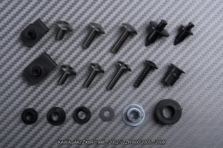 Kit de tornillería KAWASAKI ZX6R ZZR 600 1998 2008