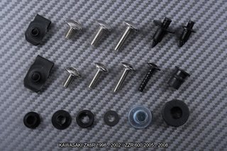 Kit de tornillería KAWASAKI ZX6R ZZR 600 1998 2008