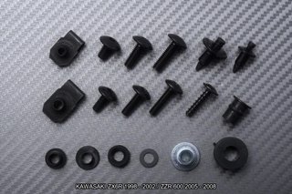 Kit de tornillería KAWASAKI ZX6R ZZR 600 1998 2008