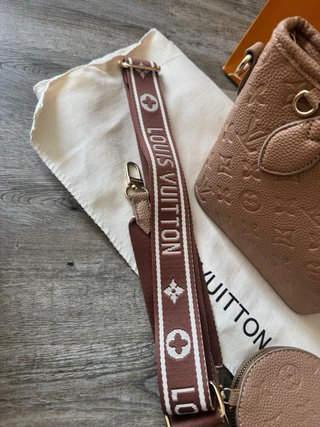 Bolso estilo Louis Vuitton Beige/Marrón
