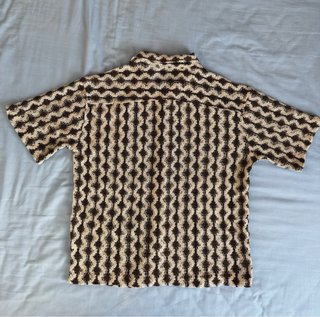 Camisa Calada Verano Hombre Beige/Marrón