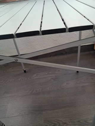 Mesa plegable playa aluminio