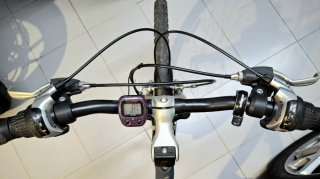 Bicicleta de paseo b'Twin seven. Doble suspension.