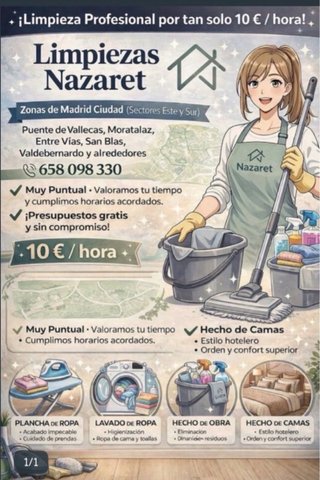 Servicio de limpieza a domicilio