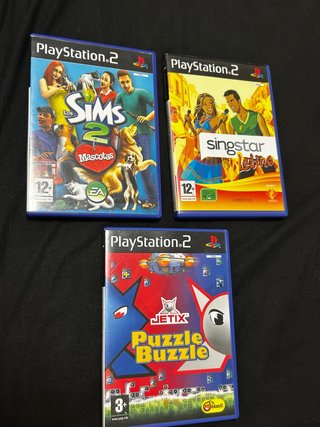 Lote 3 Juegos PS2