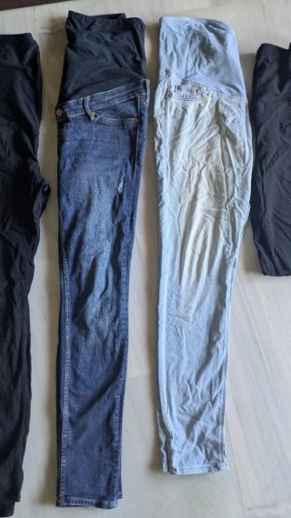 Pack 4 Pantalones Premamá Talla 40-42. Hym