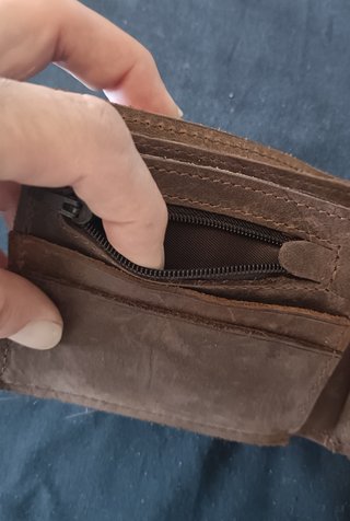 Cartera Montblanc Piel Marrón