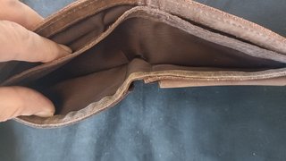Cartera Montblanc Piel Marrón