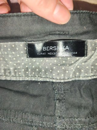 Pantalones cortos negros mujer