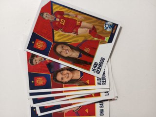 8 Cromos España Femenina Panini Carrefour