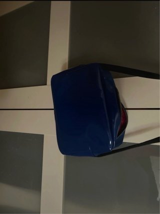 Bolso charol Cuplé azul