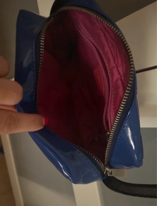 Bolso charol Cuplé azul