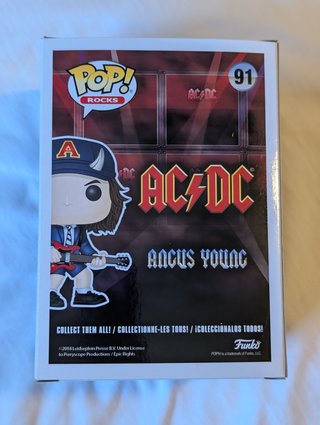 Funko Pop Angus Young Chase AC/DC 91