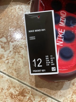 Chanclas Nike Rojas y Marrones Talla 46 Nuevas
